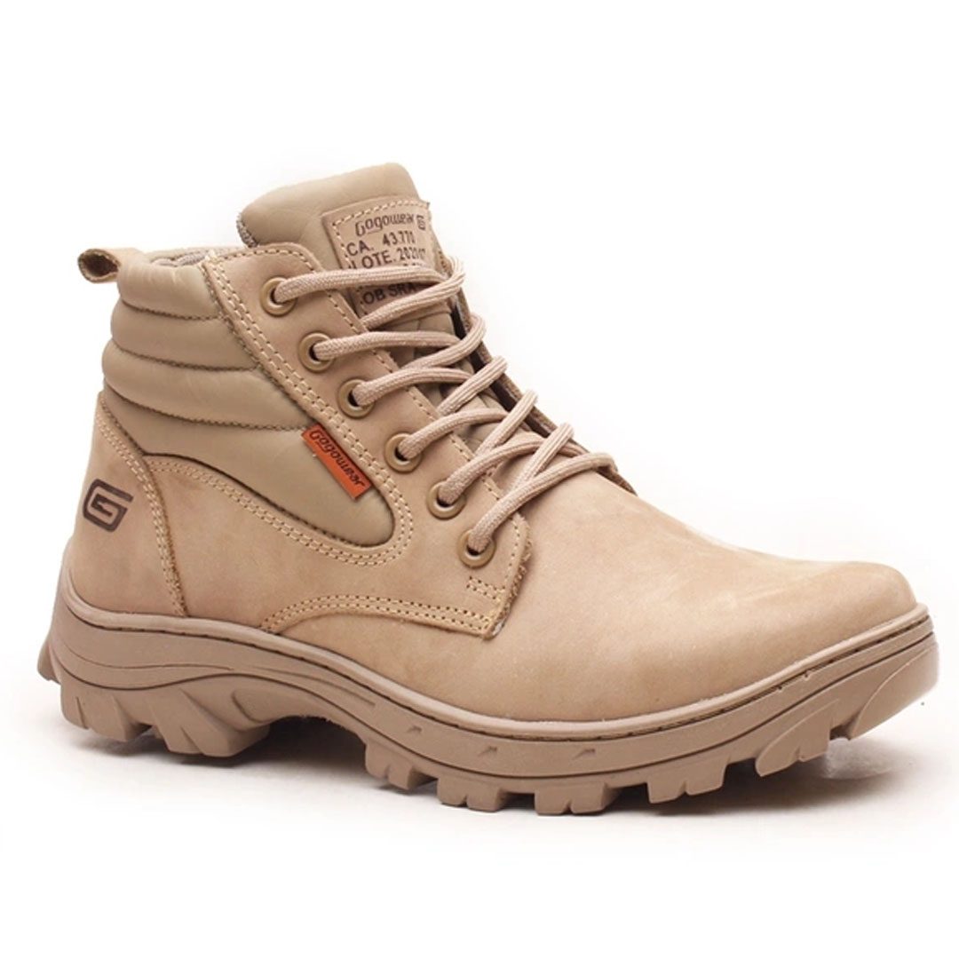 Bota de Segurança em Couro Nobuck Areia Picker - Gogowear - Imagem 2