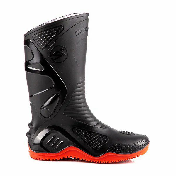 Bota Motociclista de Chuva Impermeável Cano Longo PVC Motosafe - Imagem 2