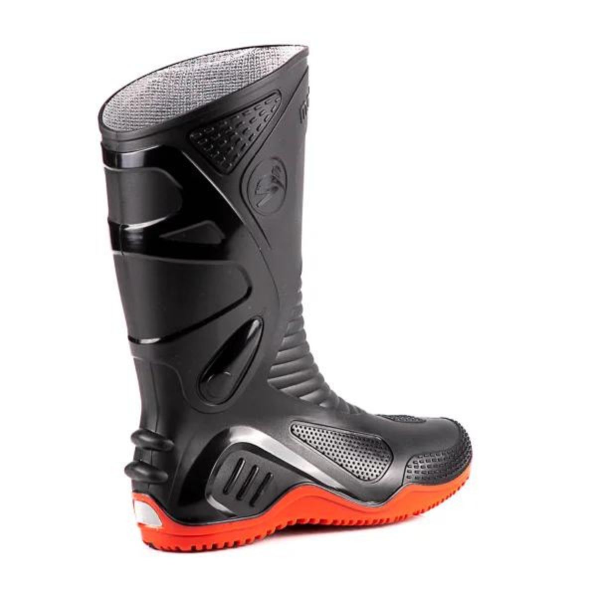 Bota Motociclista de Chuva Impermeável Cano Longo PVC Motosafe - Imagem 4