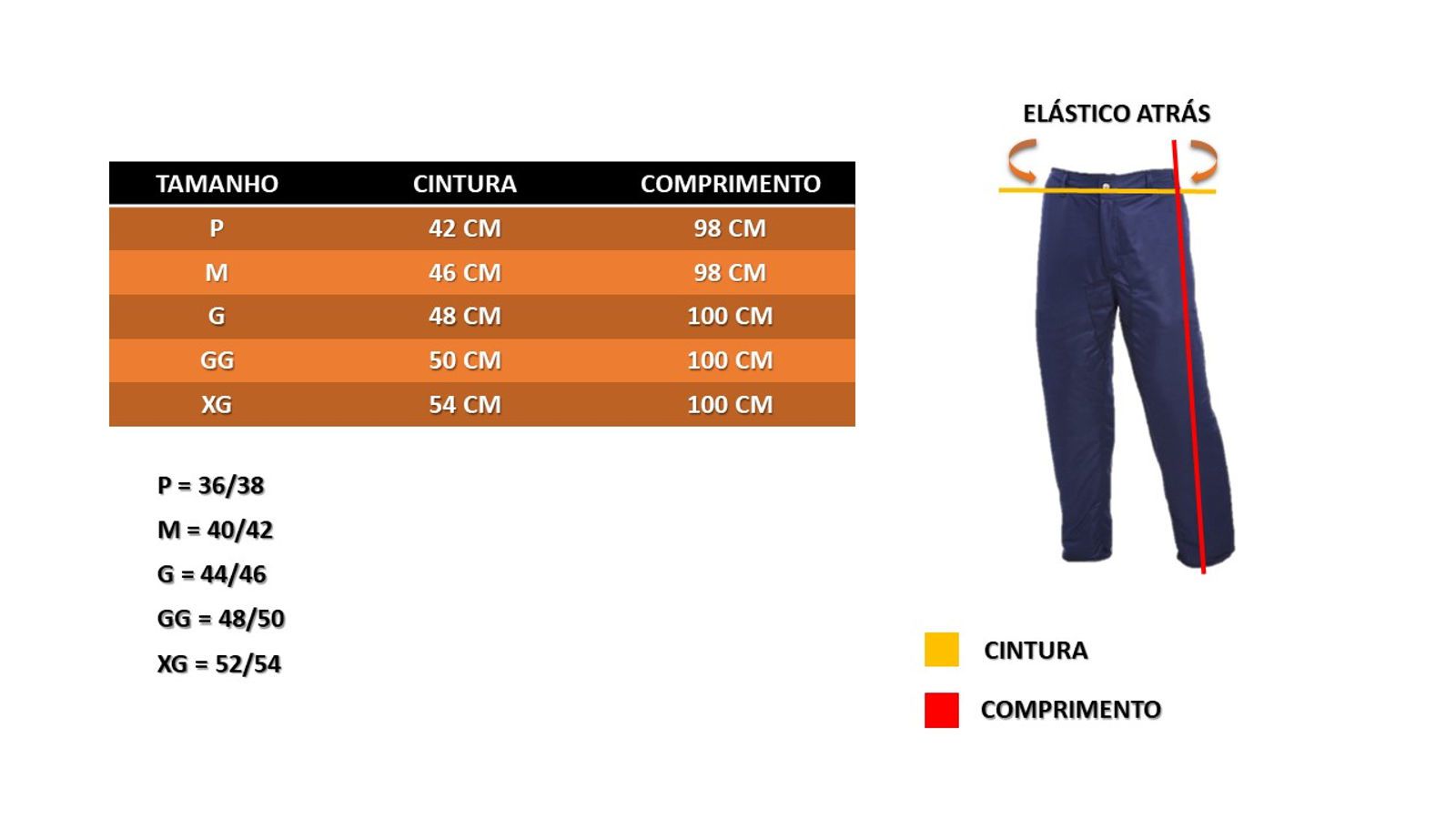Calça em Brim Antichamas - Teknoluvas - Imagem 2