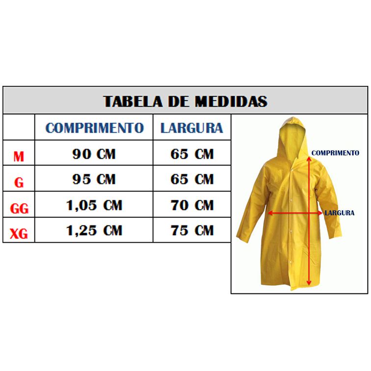 Capa de Chuva em PVC Amarela - Maicol - Imagem 2