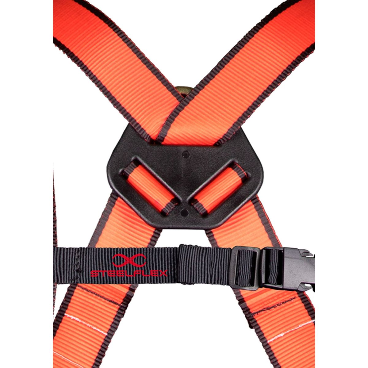 Cinto de segurança mod. Paraquedista c/ 1 Ponto de Ancoragem (Dorsal) STF-CQCT1111 STEELFLEX - Imagem 2
