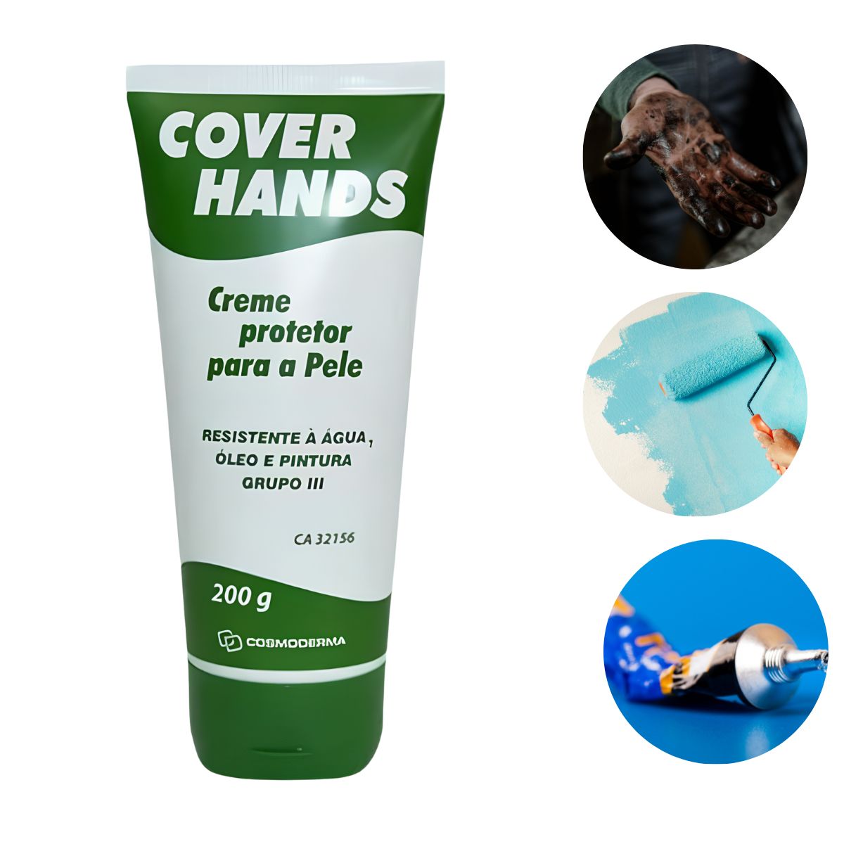 Creme Grupo 3 (G3) Protetor Para a Pele Cover Hands - Cosmoderma 200g - Imagem 2