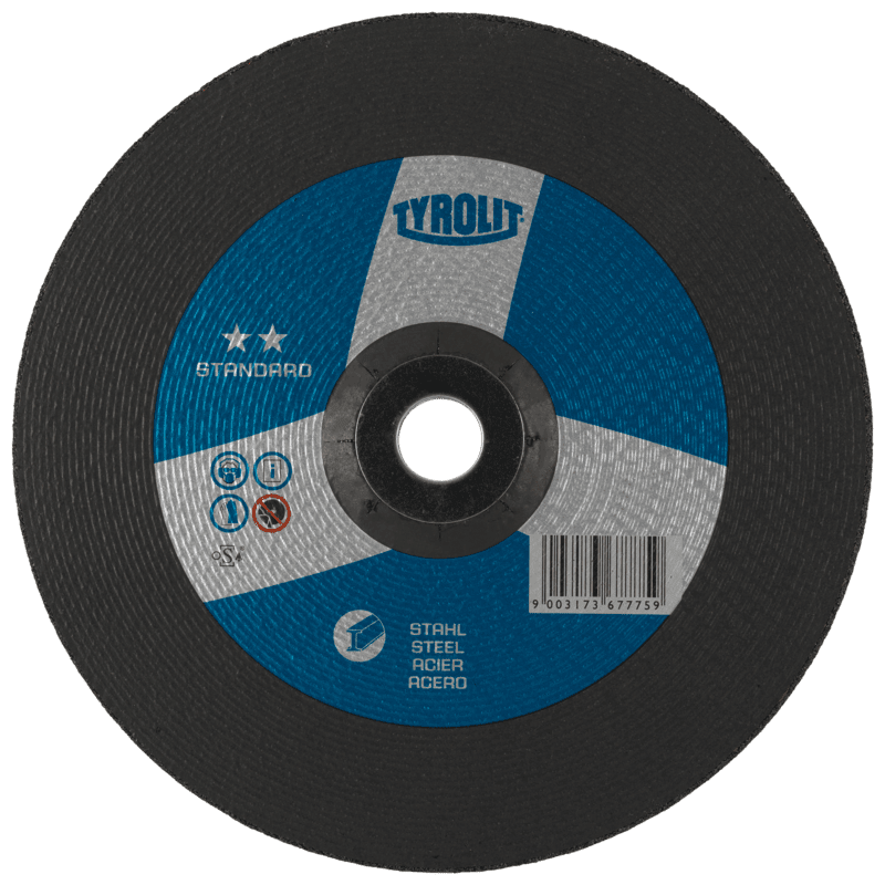 Disco de Desbaste Standard para Aço 7" - Tyrolit