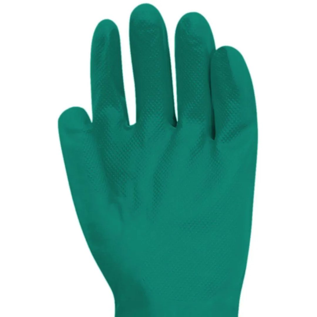 Luva de Látex Nitrílico com Forro Super Green - Super Safety - Imagem 2