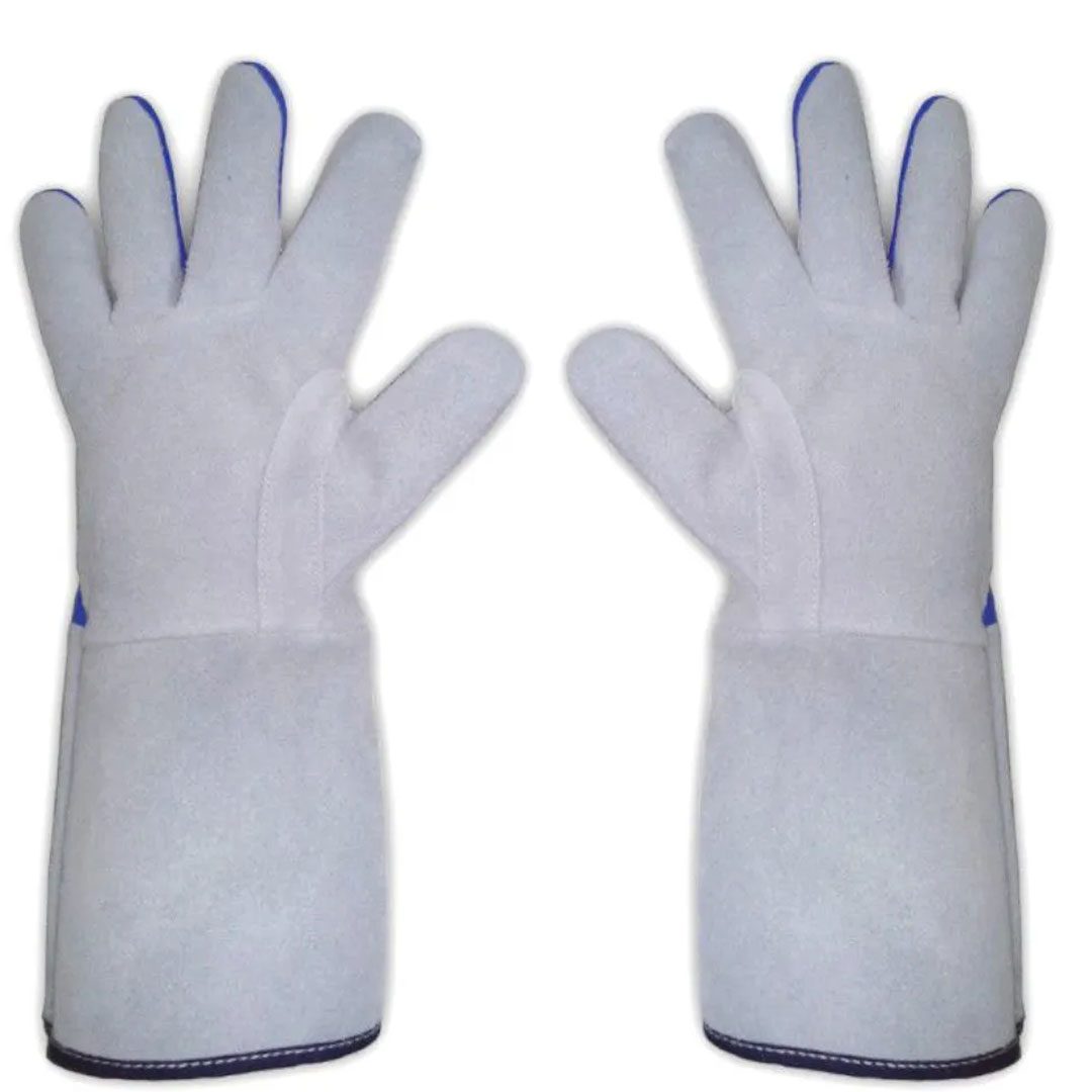 Luva de Raspa Mult-Tek com Dorso em Nylon P. 15 - Teknoluvas - Imagem 2
