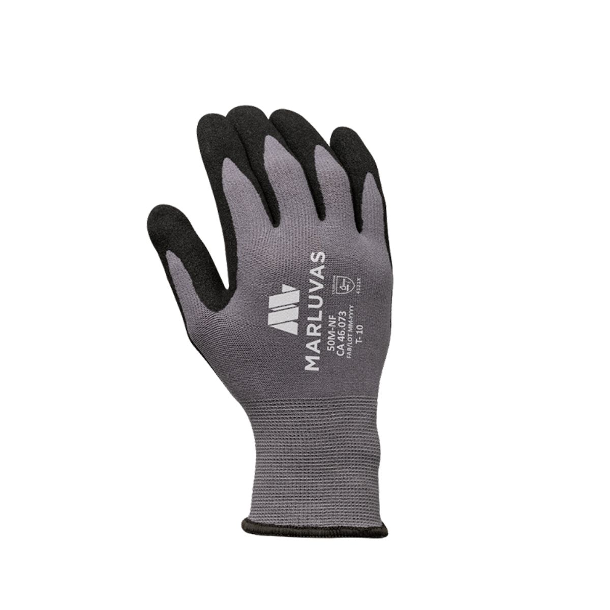 Luva em Nylon com Banho Nitrilico Foam Spider M 50M-NF MARLUVAS - Imagem 3