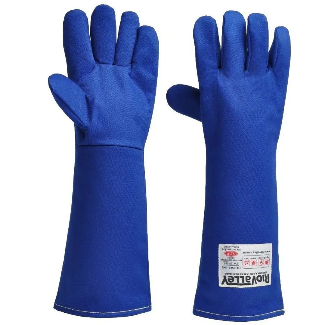 Luva Térmica Forrada para Alta Temperatura (até 350º) 45 cm - Rio Valley