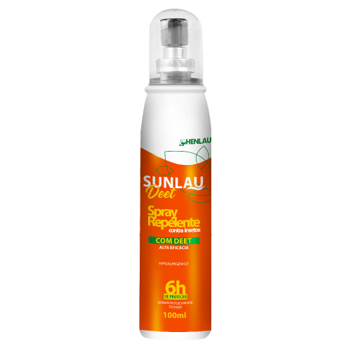 Repelente Spray contra insetos Deet Sunlau 100ML 6HRS - HENLAU