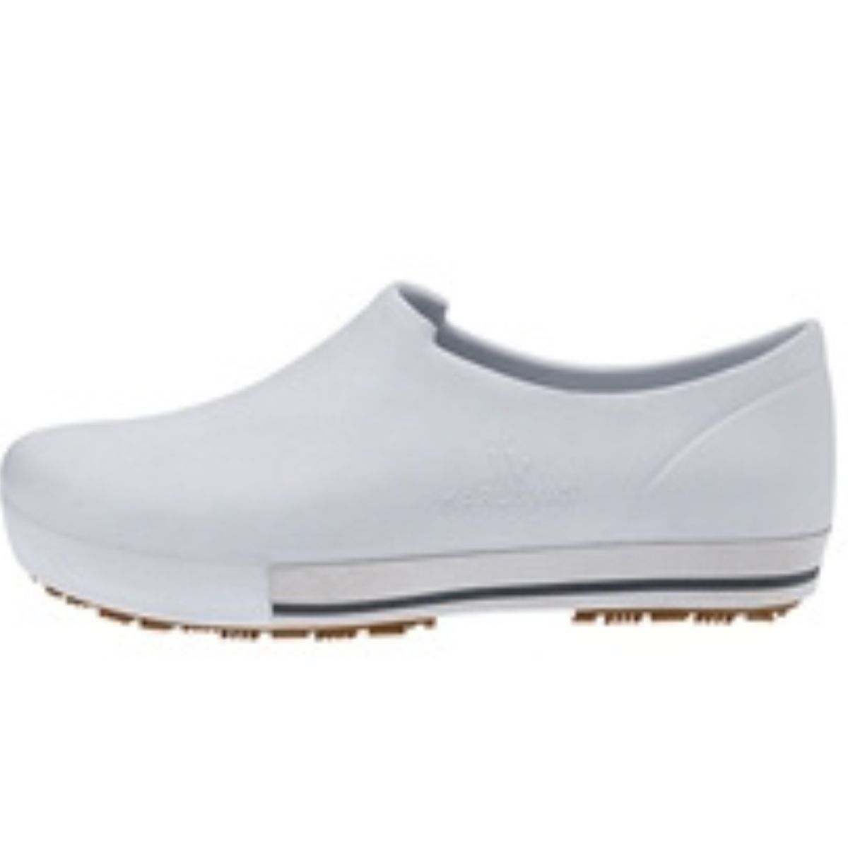 Sapato Ocupacional Antiderrapante linha Flex Clean Branco com listra cinza (Ref.: 103FCLEAN BR) Marluvas - Imagem 2