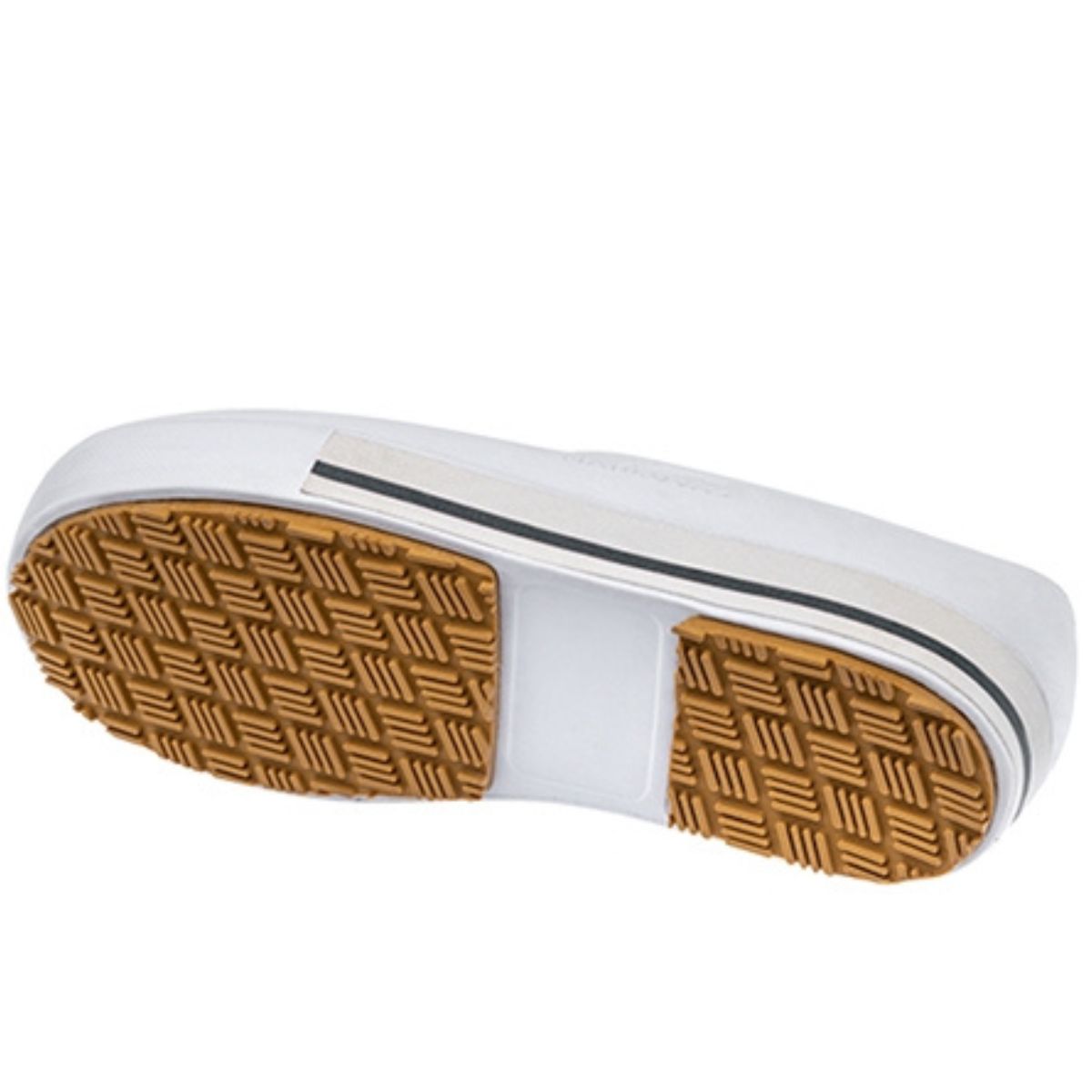 Sapato Ocupacional Antiderrapante linha Flex Clean Branco com listra cinza (Ref.: 103FCLEAN BR) Marluvas - Imagem 3