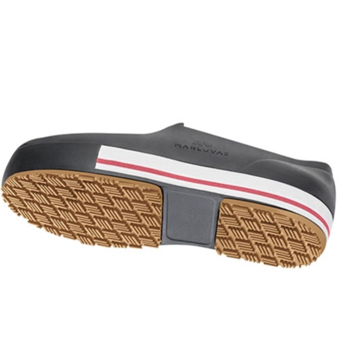 Sapato Ocupacional Antiderrapante linha Flex Clean Preto com listra Vermelha (Ref.: 103FCLEAN BR) Marluvas - Imagem 3