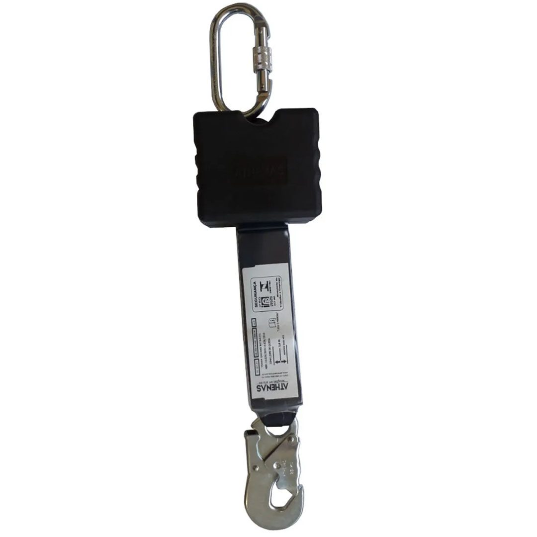 Trava Quedas Retratil Fita 2,5m Com Abs Ref. At 7071 Rt Abs 2.5m Na - Athenas