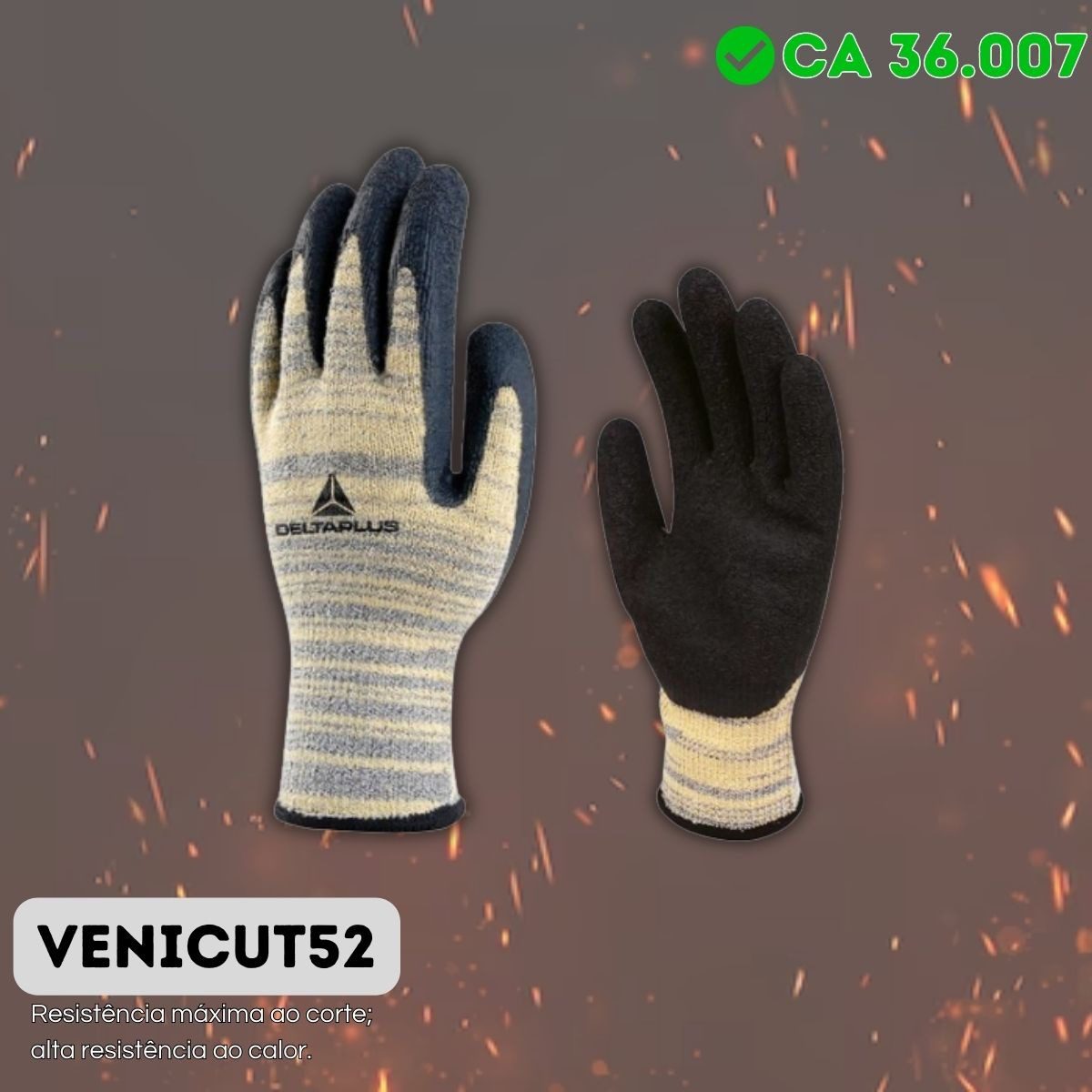 Luva Venicutd02 Anticorte Alta temperatura - Delta Plus - Imagem 4